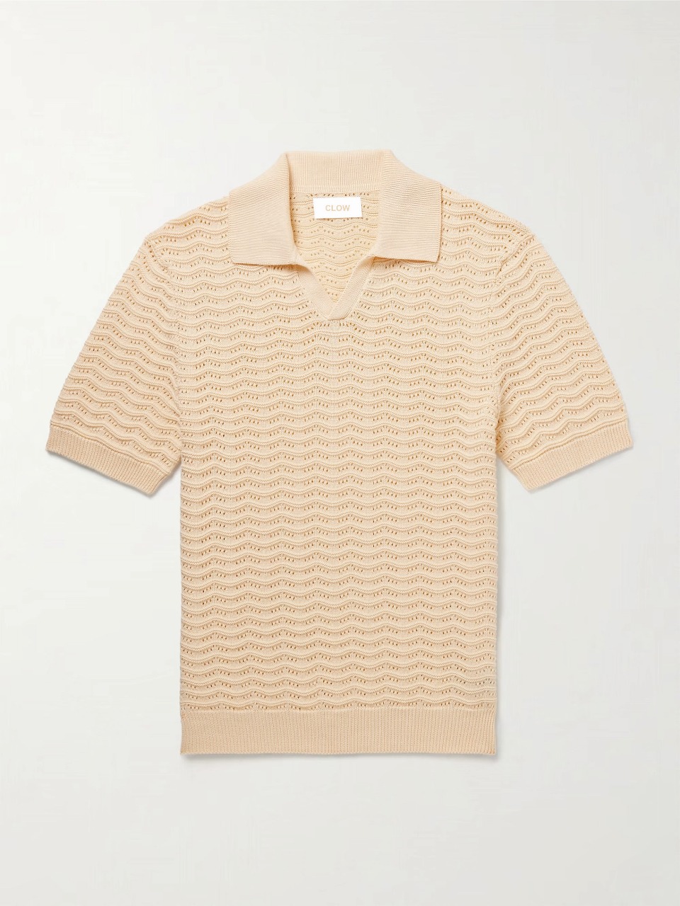 Clow organic cotton polo shirt